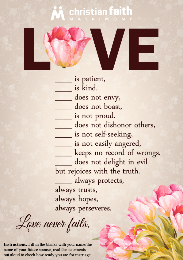 Blank Love Printable